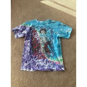 1990 - Grateful Dead Vintage Tie Dye Tee Liquid blue - XL
